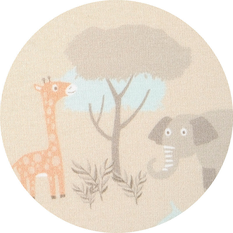 Strampler mit Fuß - Jungle