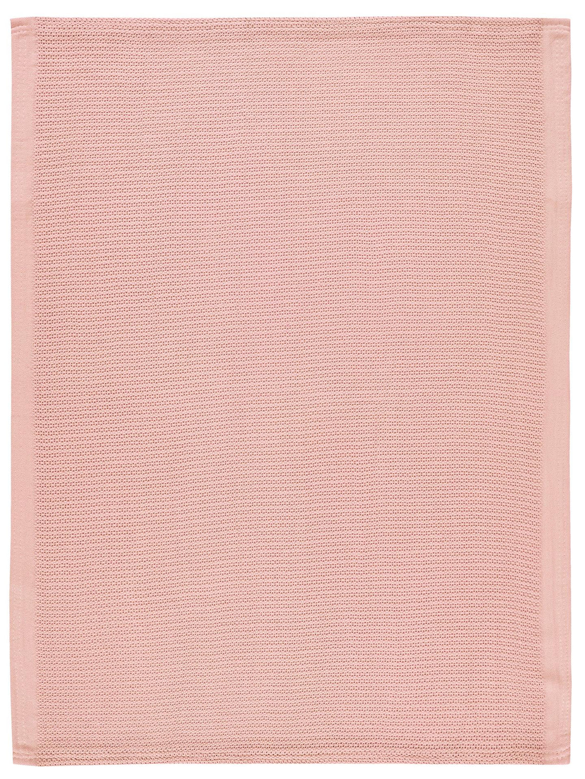 Strickdecken - Piqué rosé