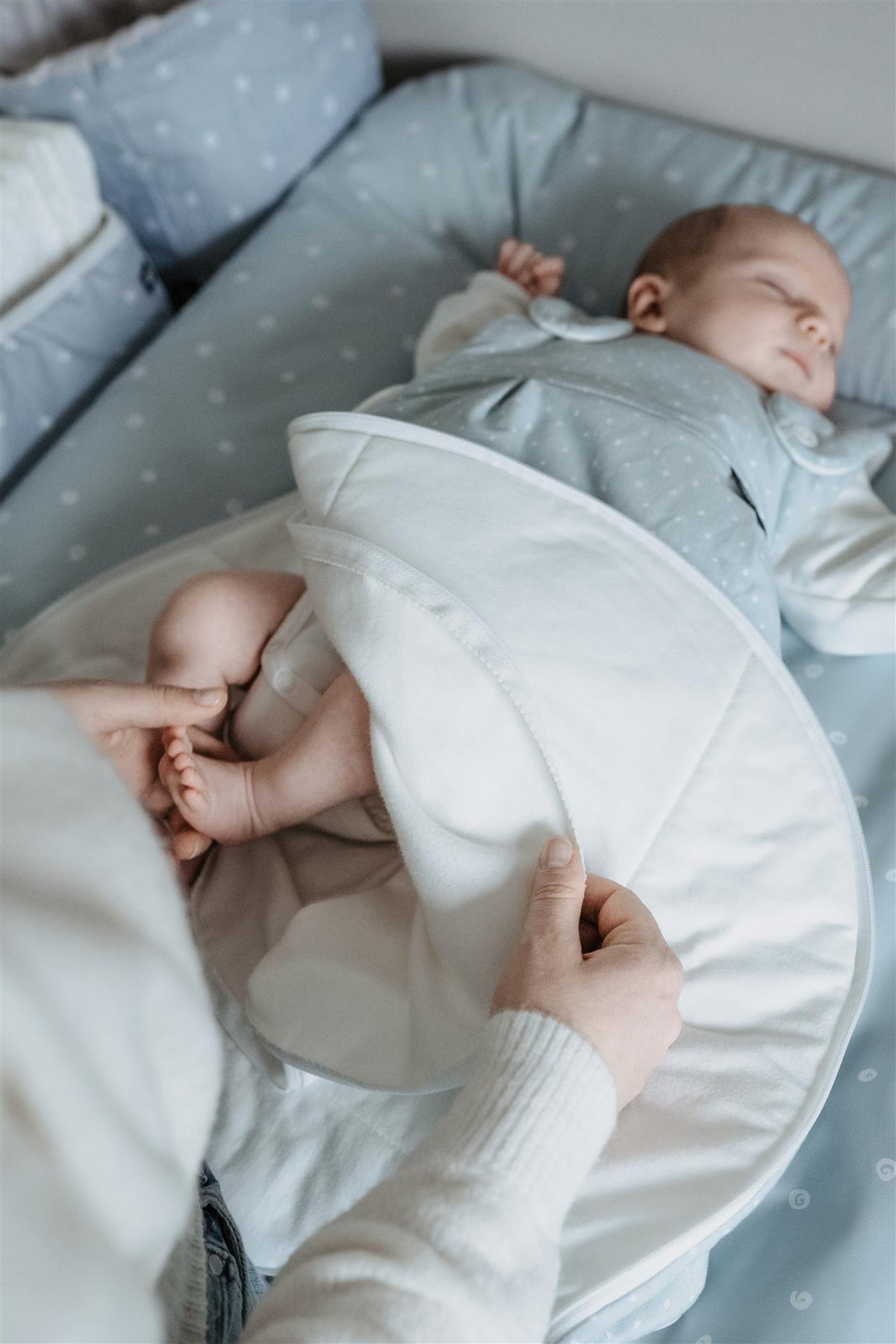 Baby-Mäxchen® Innensack Jersey - Weiß