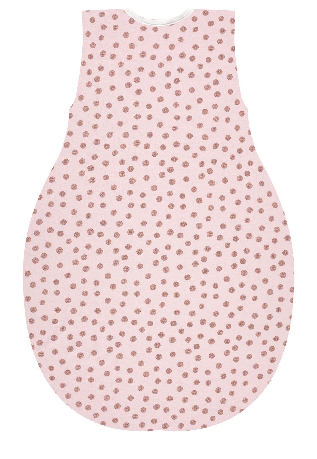 Kugelschlafsack Molton Sommer - Curly Dots