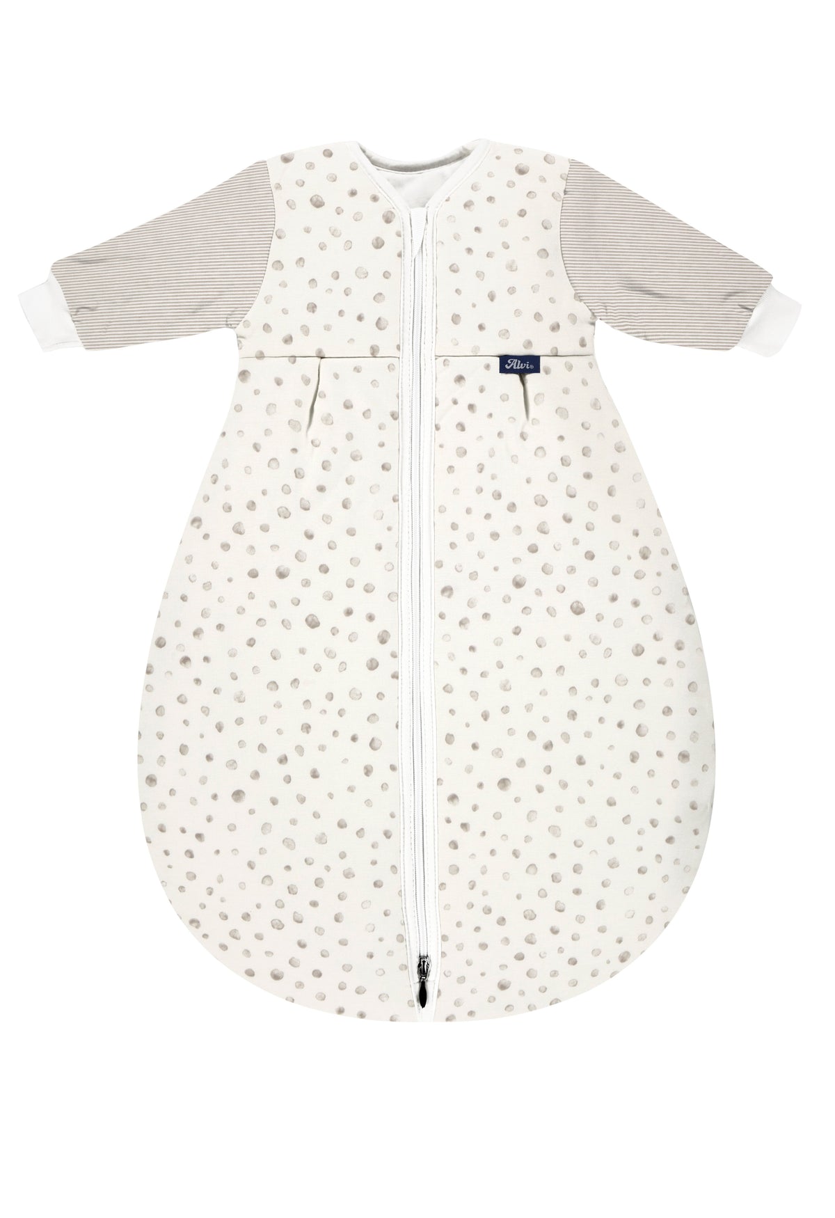 Kugelschlafsack Mäxchen-Thermo mit Arm - Aqua Dot