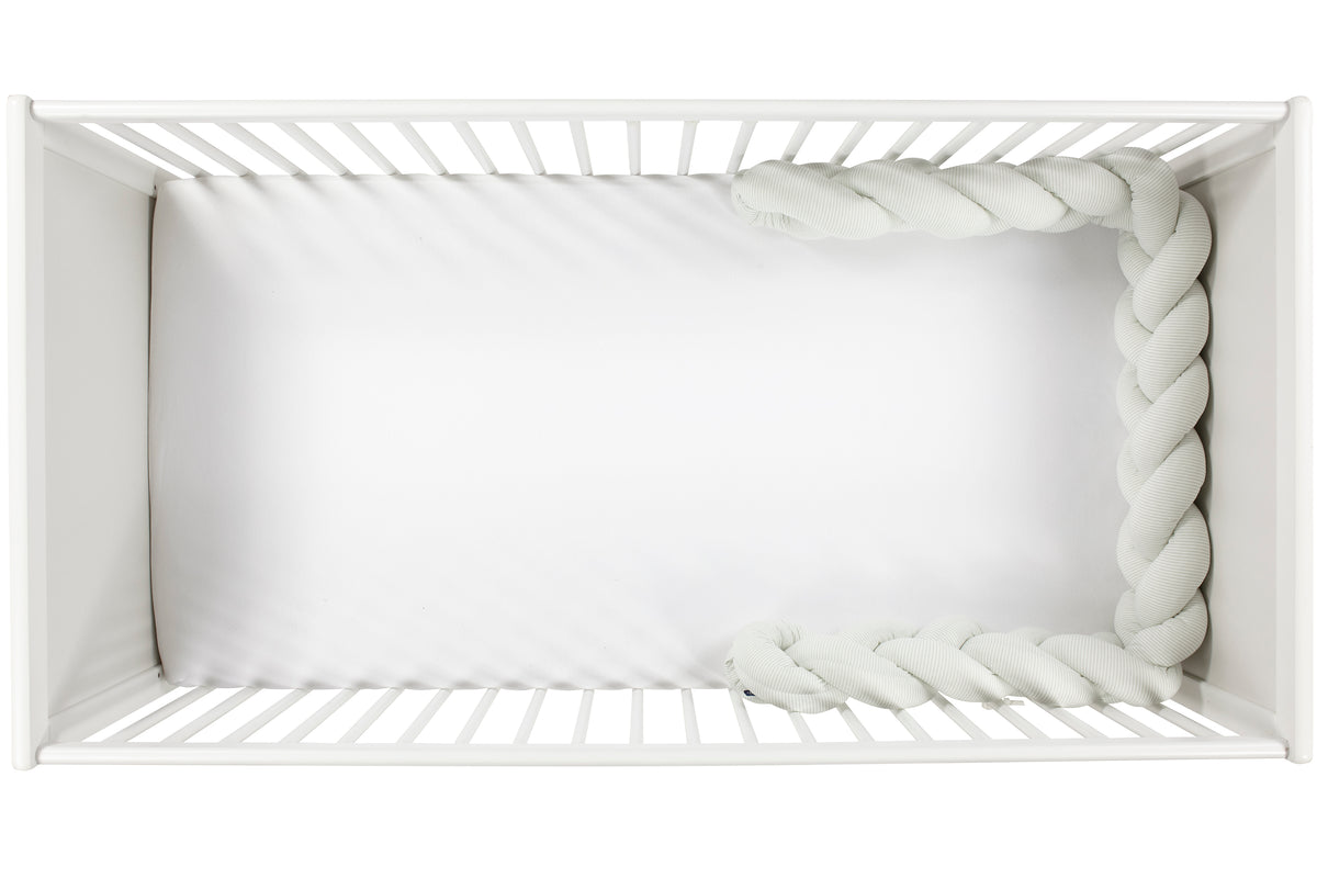 Schlummer-Lounge geflochten (BIO-Baumwolle) - Smoky Stripe