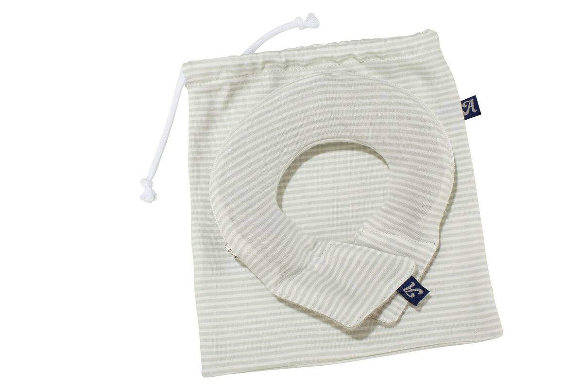 ALVIbino Babykopfschutz - Smoky Stripe