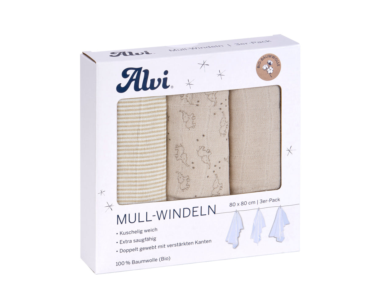 Mull Windeln 3er Pack - Starfant