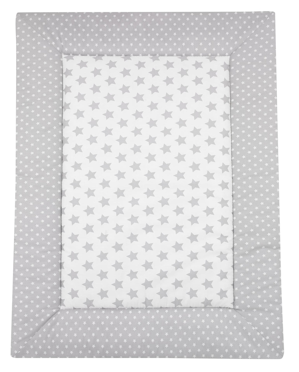 Krabbeldecke - Stars silber