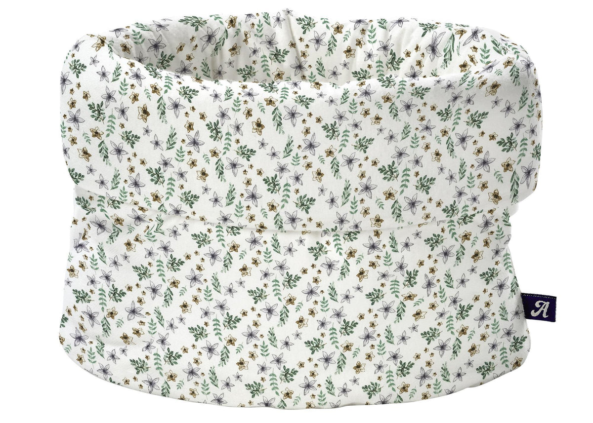 Utensilo rund Jersey (BIO-Baumwolle) - Petit Fleurs