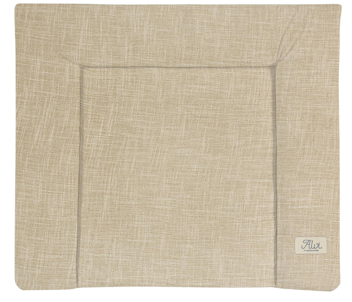 Wickelauflage wattiert Special Fabric - Slub Muslin