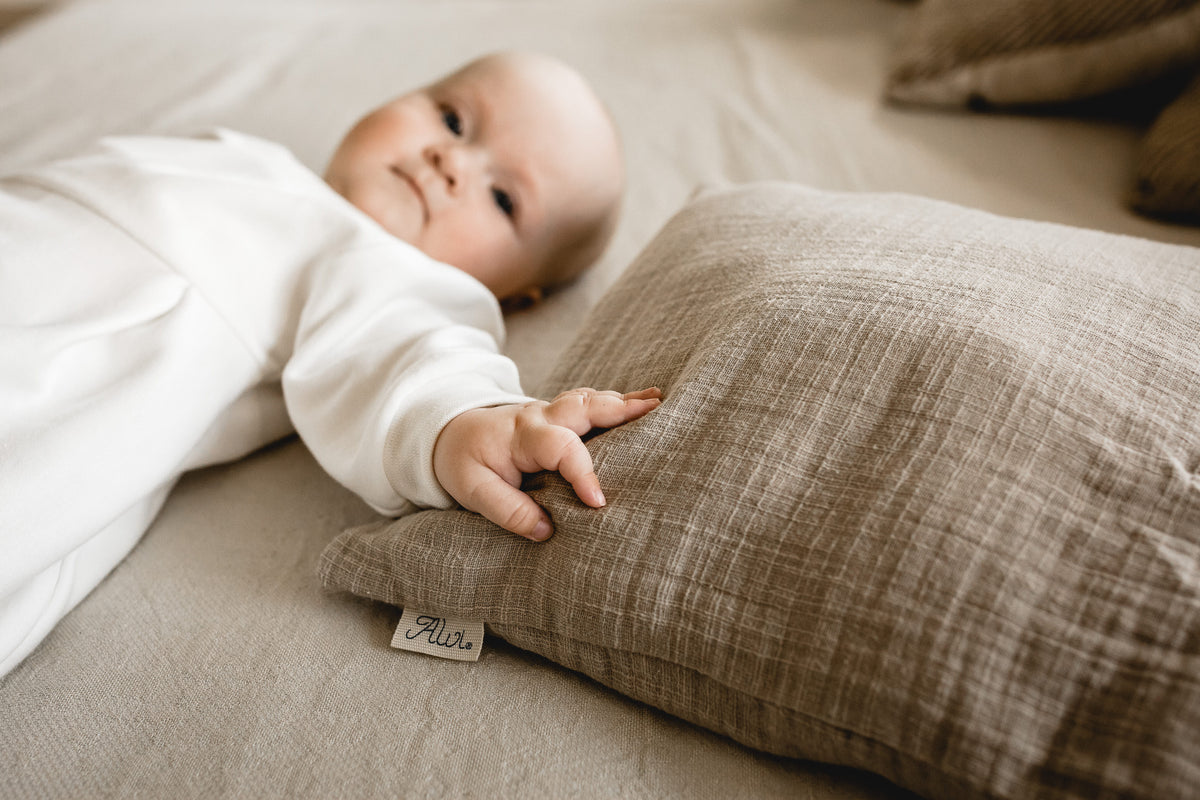 Kuschelkissen Special Fabric - Slub Muslin