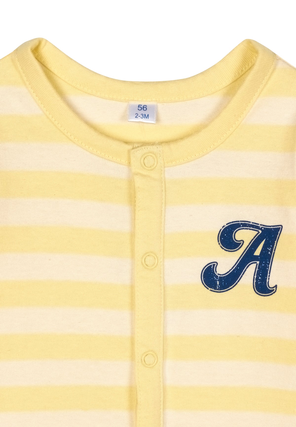 Strampler - French Vanilla Stripe