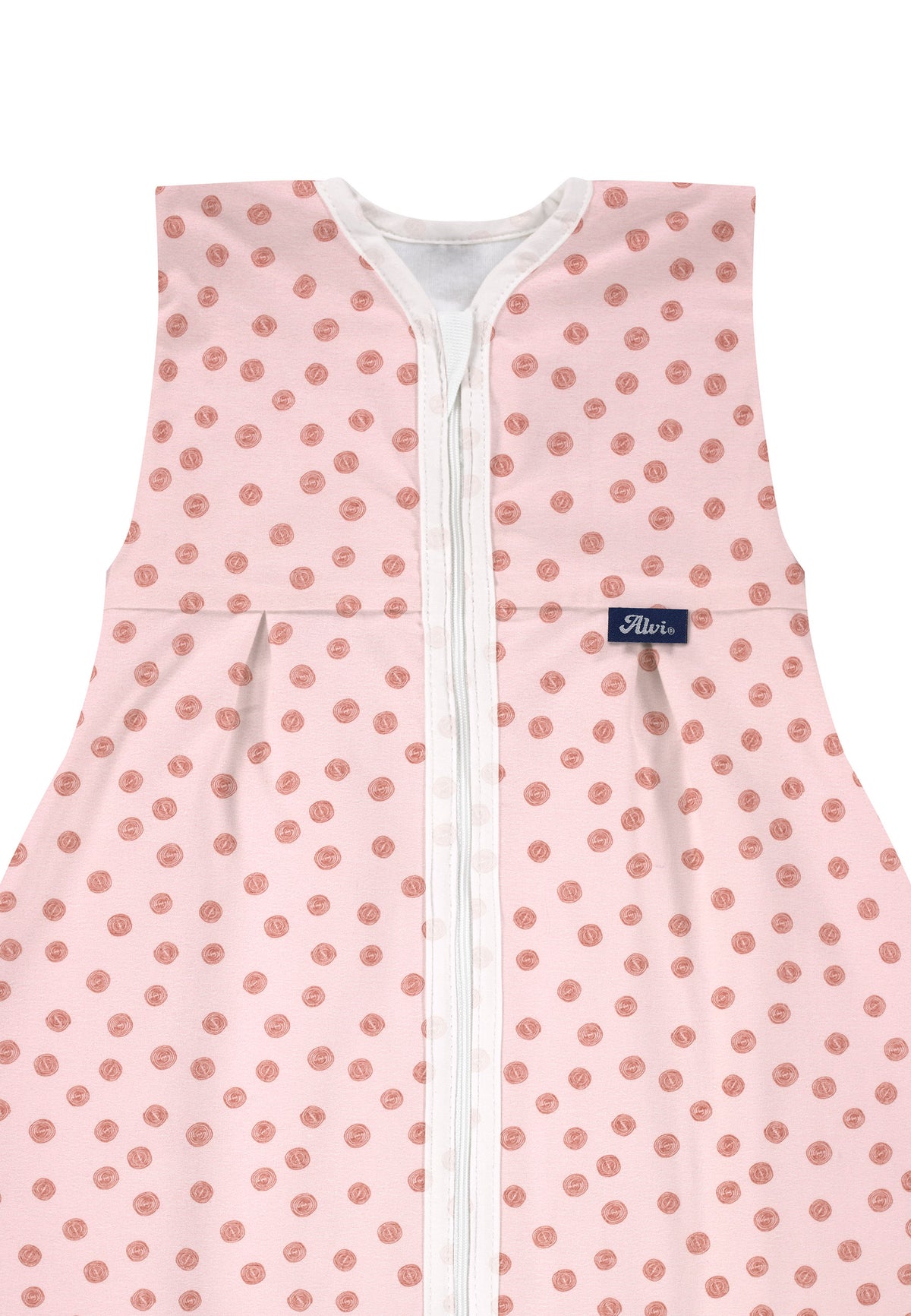 Kugelschlafsack Molton Sommer - Curly Dots