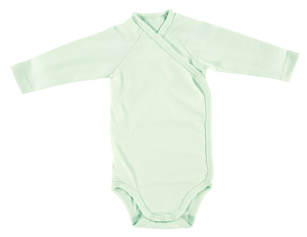 Body langarm 2-er Pack - Mint/Weiß