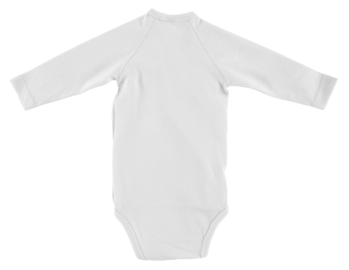 Body langarm 2-er Pack  - Grau/Weiß