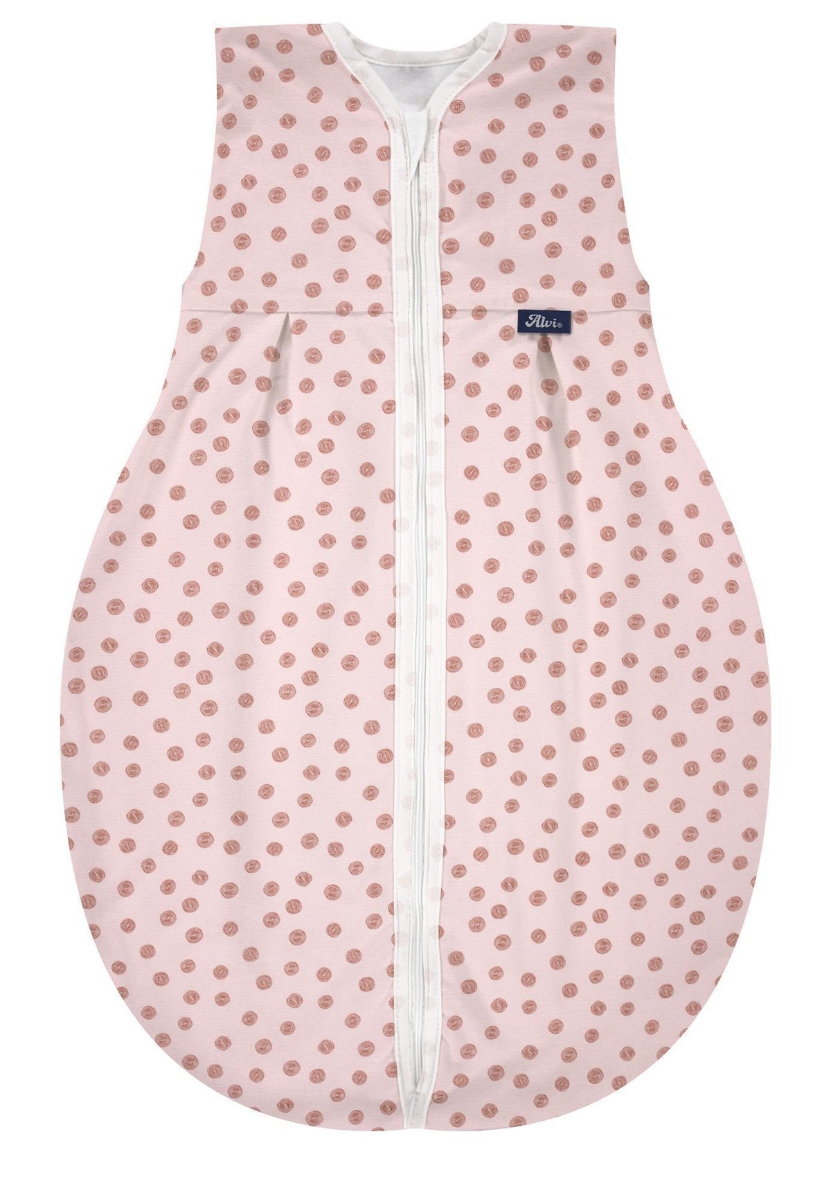 Kugelschlafsack Molton Sommer  - Curly Dots