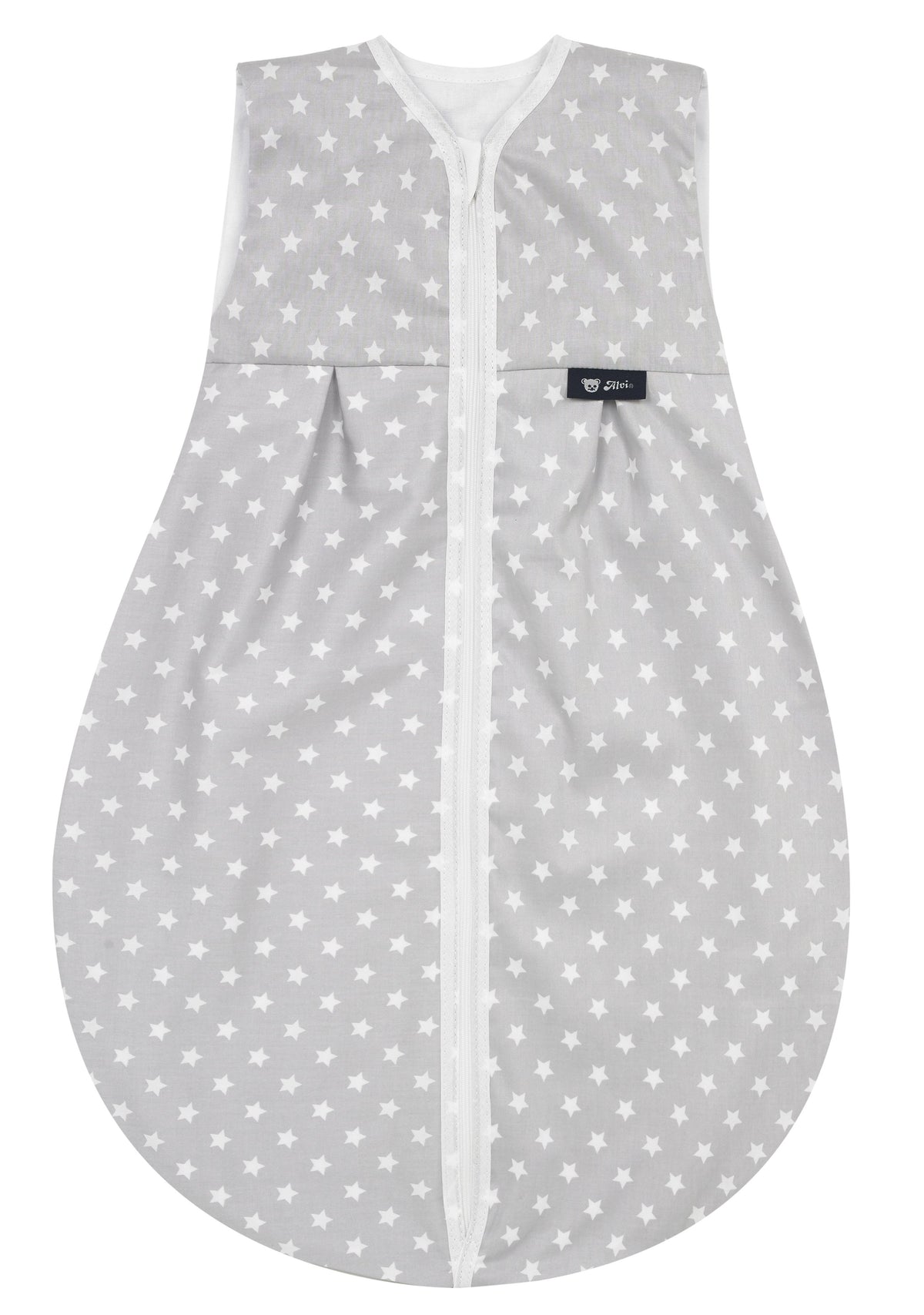 Kugelschlafsack Molton (Sommer) - Stars silber