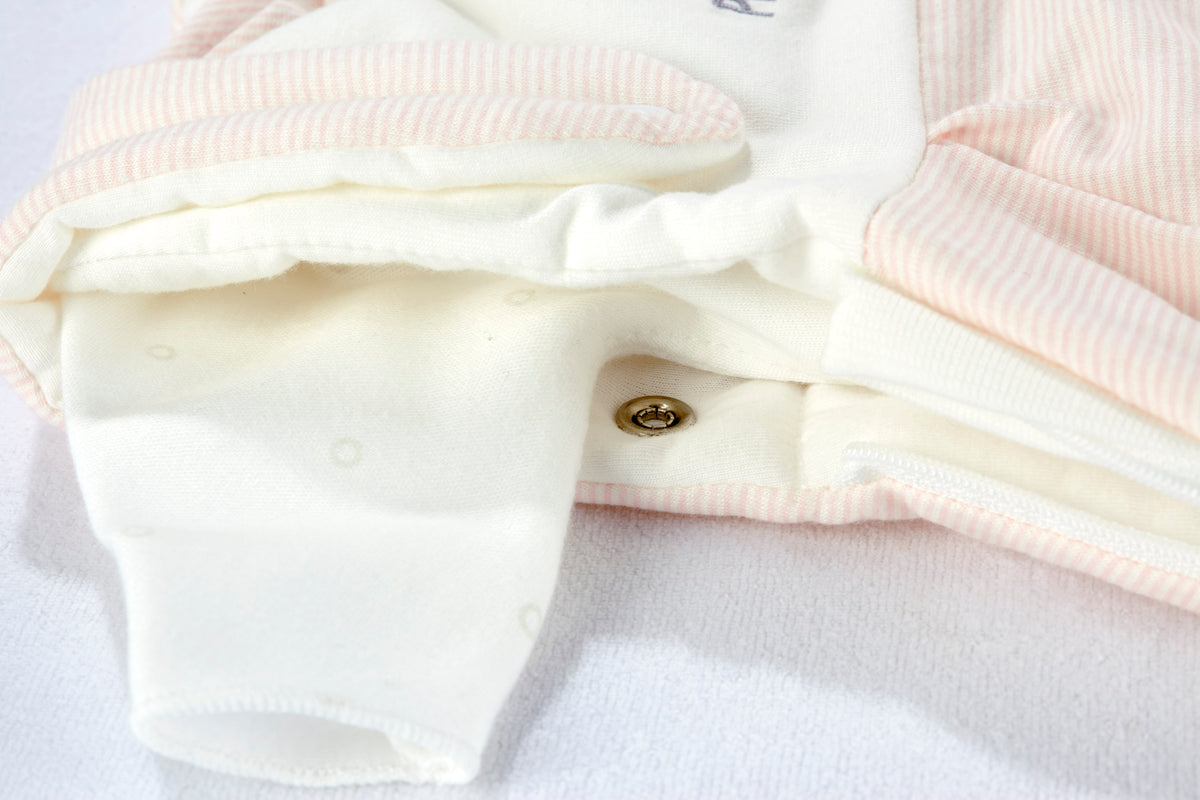 Frühchenschlafsack komplett 2 teilig (Jersey) - bleu Stripe