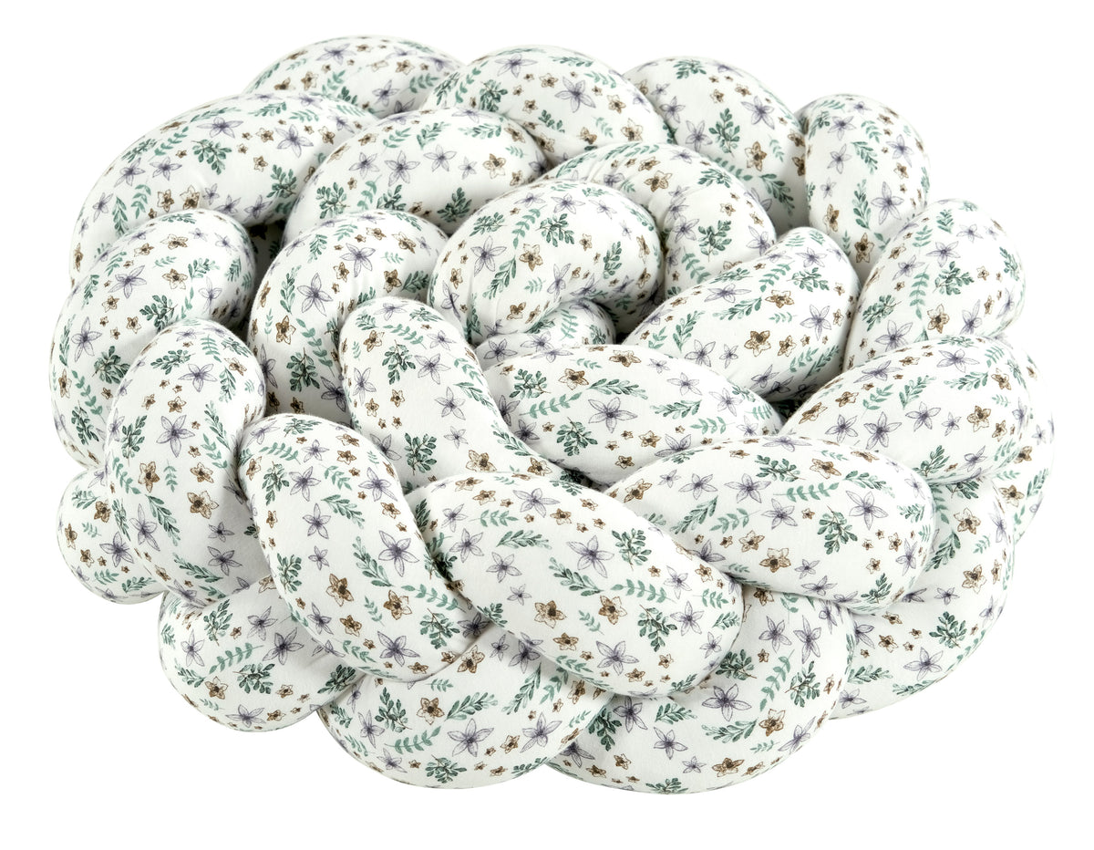 Schlummer-Lounge geflochten Jersey (BIO-Baumwolle) - Petit Fleurs