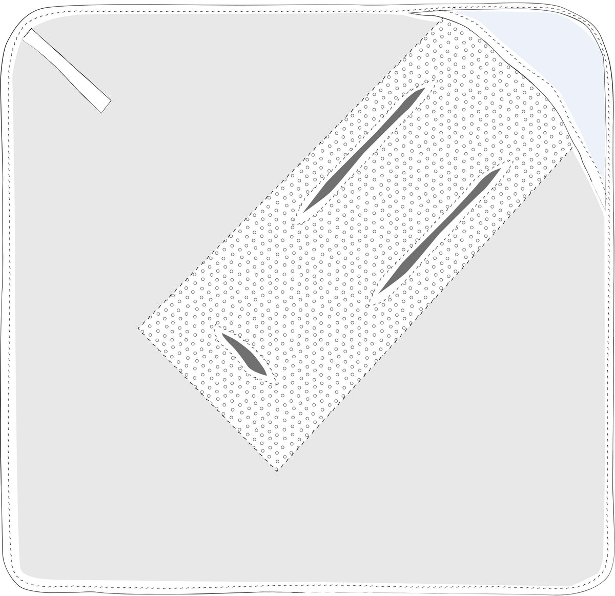 Reisedecke Light  - Drifting Leaves