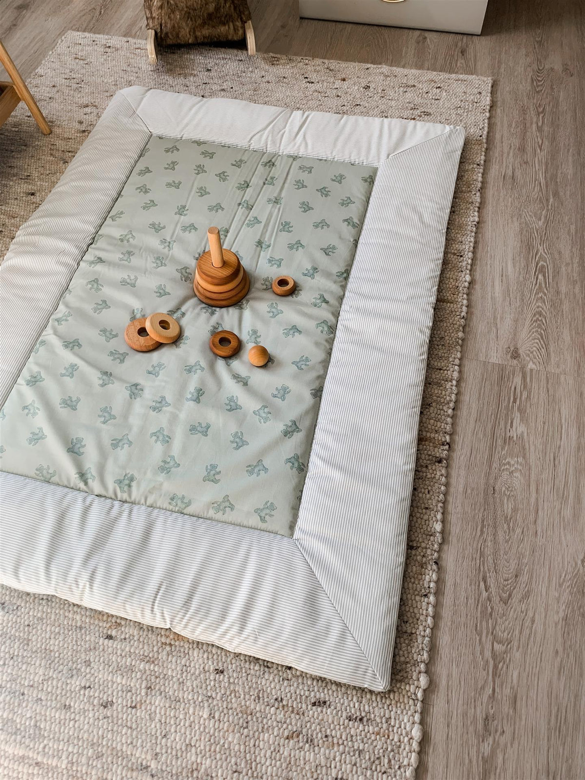 Krabbeldecke Jersey - Petit Fleurs