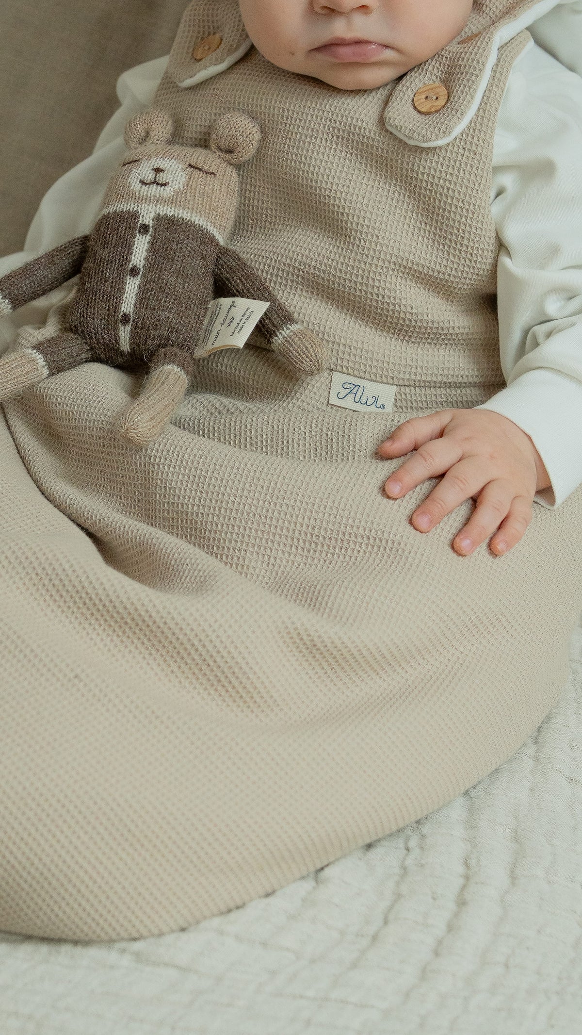 Baby-Mäxchen® 3tlg. Special Fabric - Waffle piqué