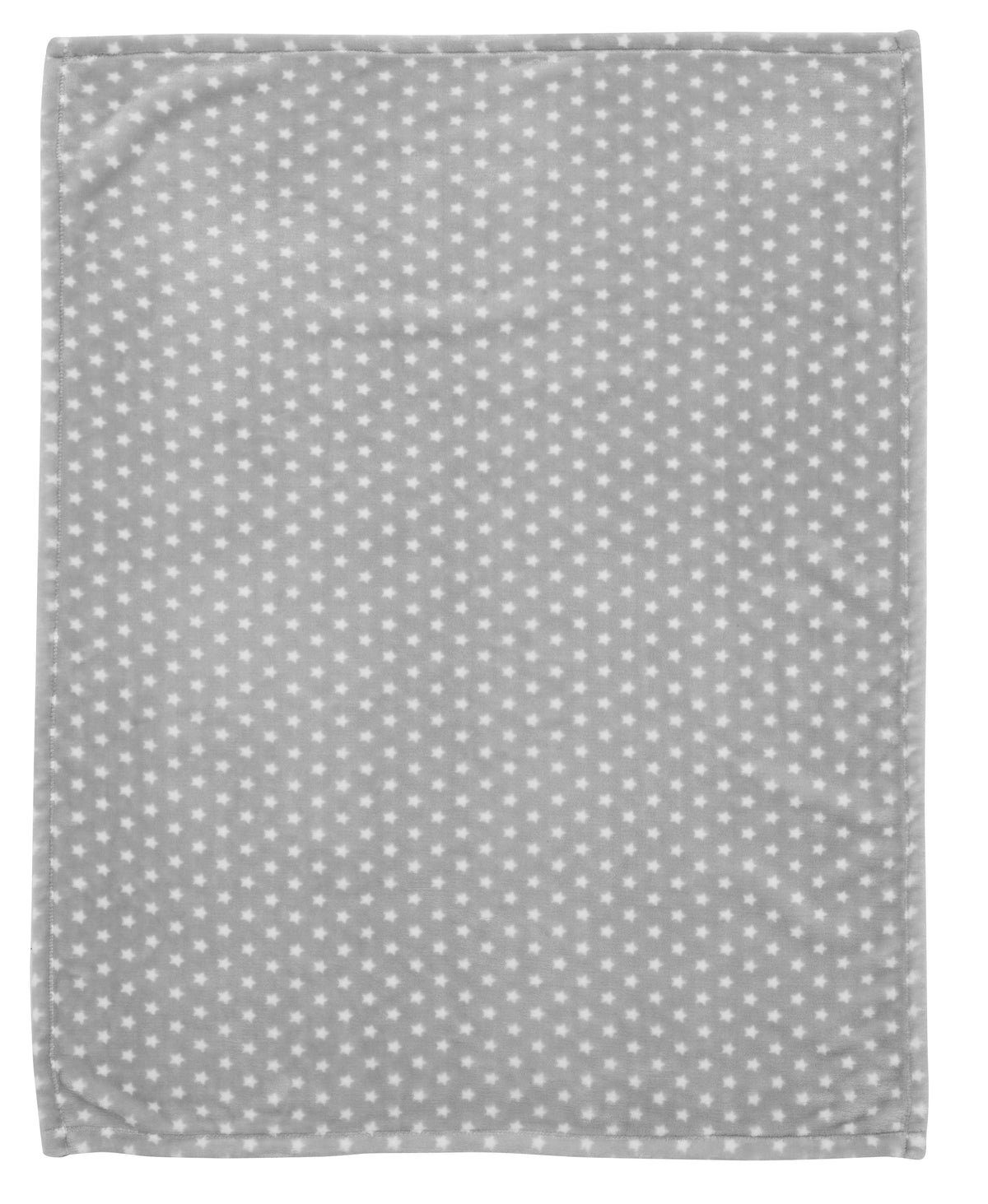 Mikrofaserdecke - Stars silber