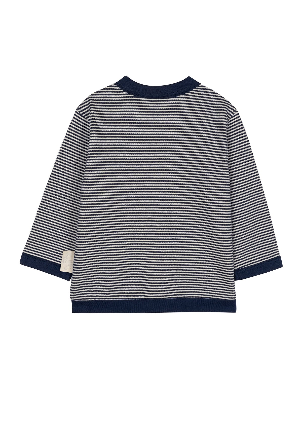 Cardigan - Black-White Stripe