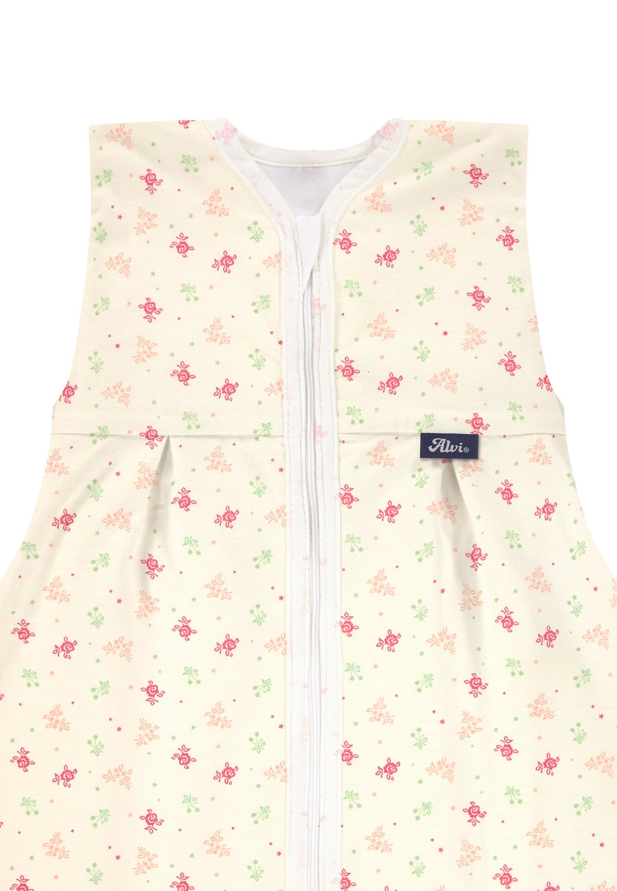 Kugelschlafsack Molton Sommer  - Rose Garden