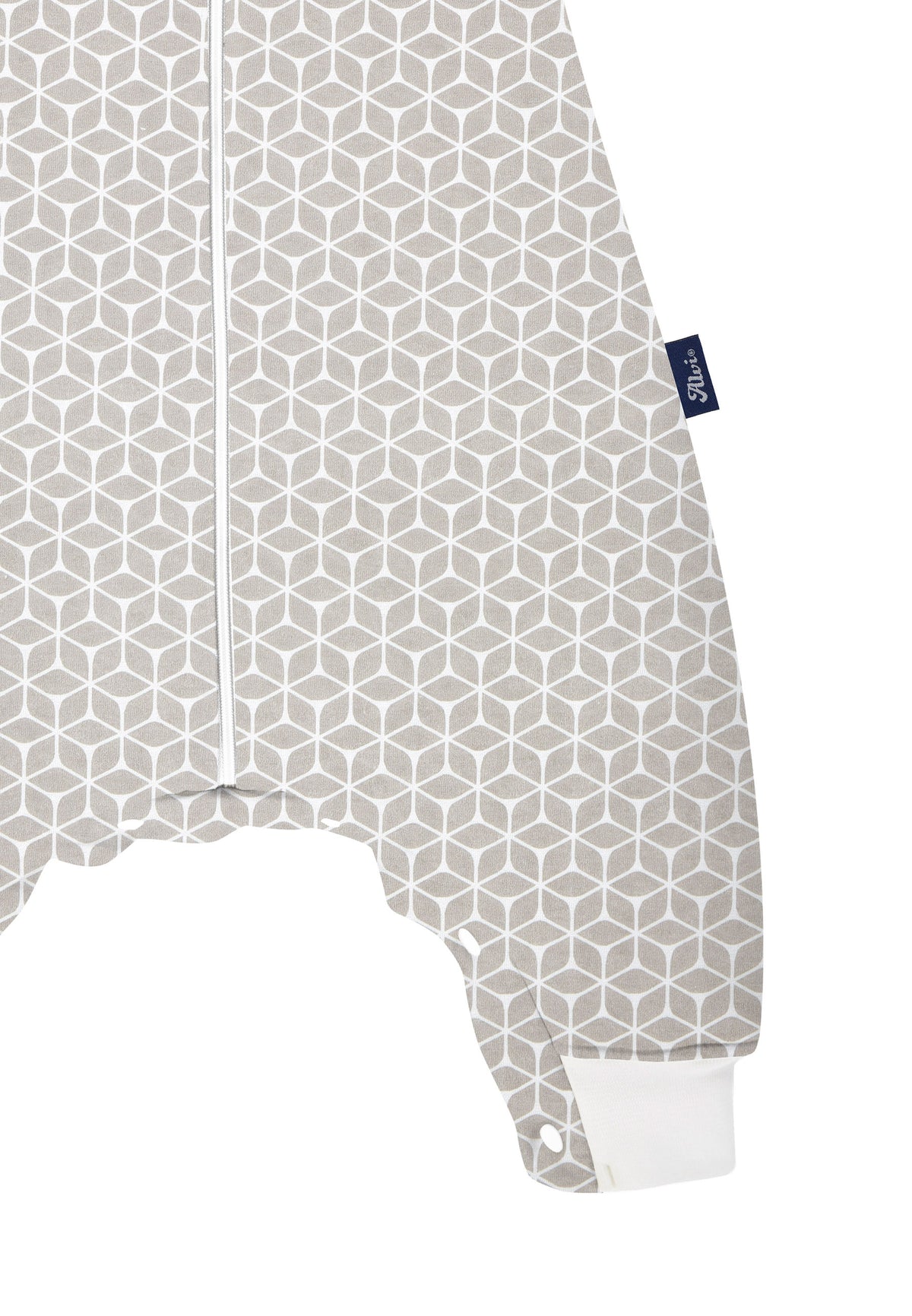 Schlafsack mit Beinen - Graphic taupe